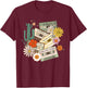 90s Country Music, Southern Farm, Old Mixtape Cassette Music T-Shirt - T-Shirt | Maroon
