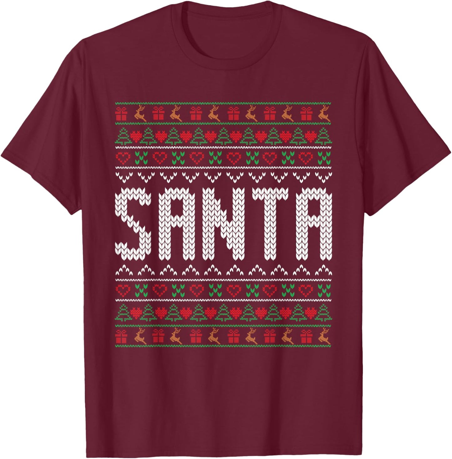 I'm So Good Santa Came Twice Christmas Couple Matching Sets T-Shirt - T-Shirt | Maroon