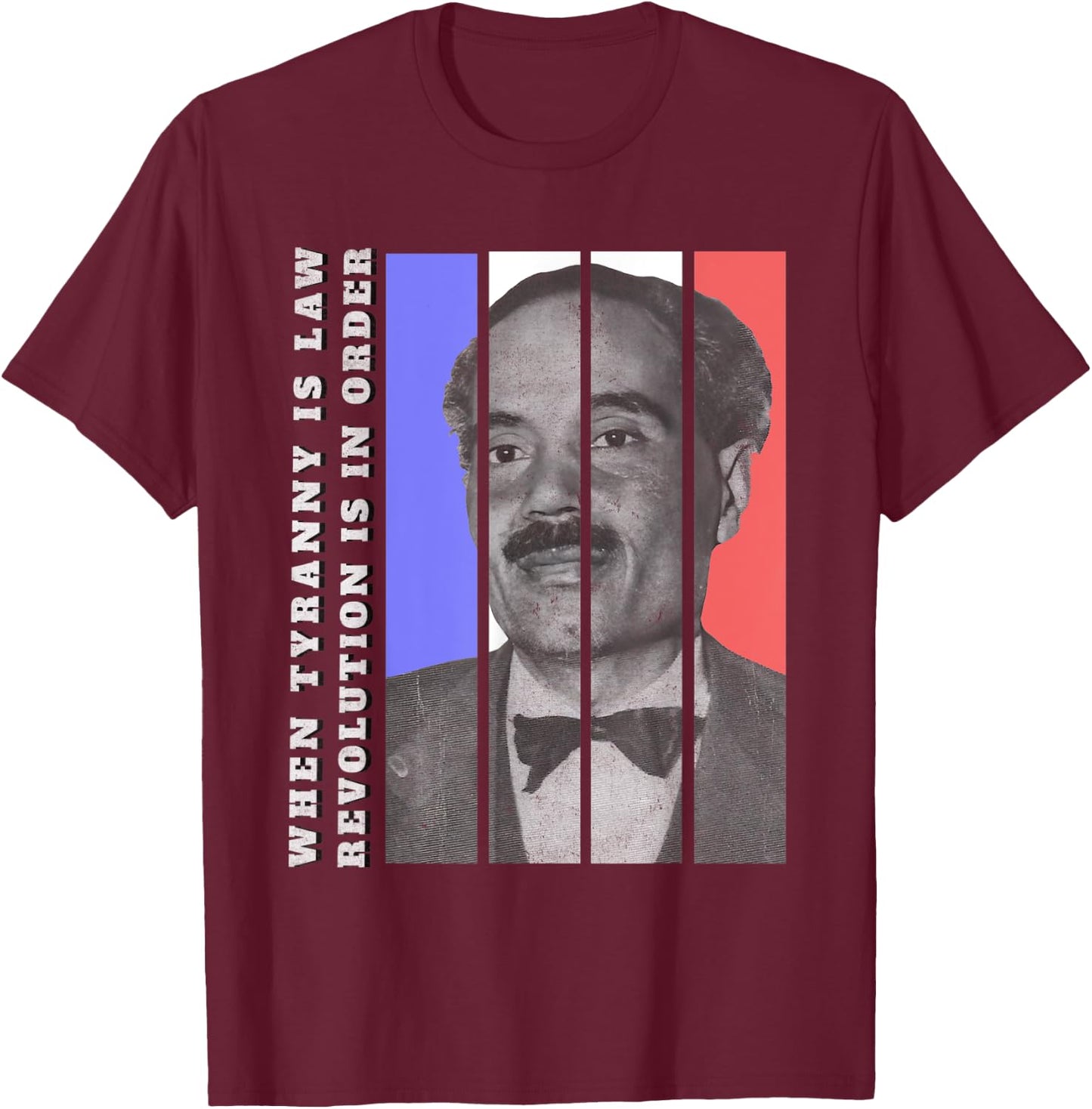Pedro Albizu Campos Free Puerto Rico Famous Quotes Boricuas T-Shirt - T-Shirt | Maroon