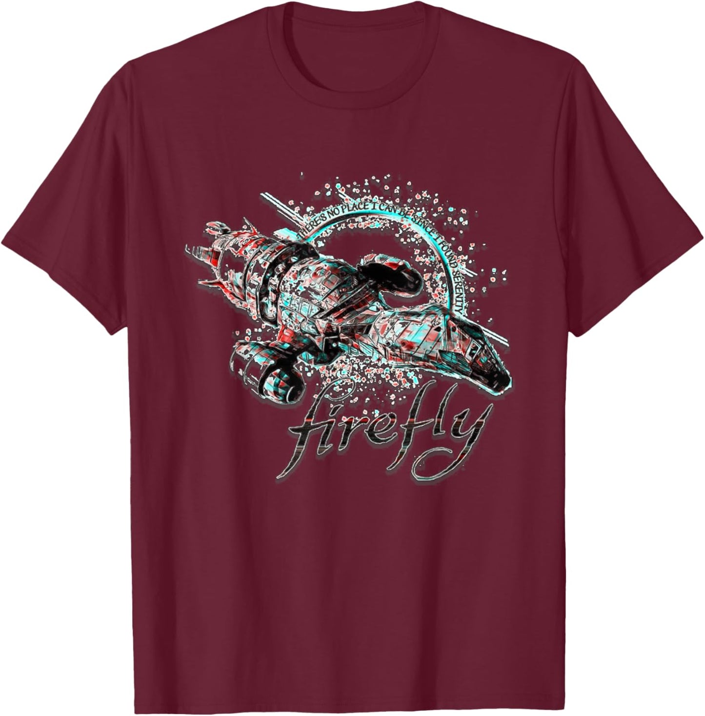 Vintage Shiny Since 2002 Firefly Serenity T-Shirt - T-Shirt | Maroon