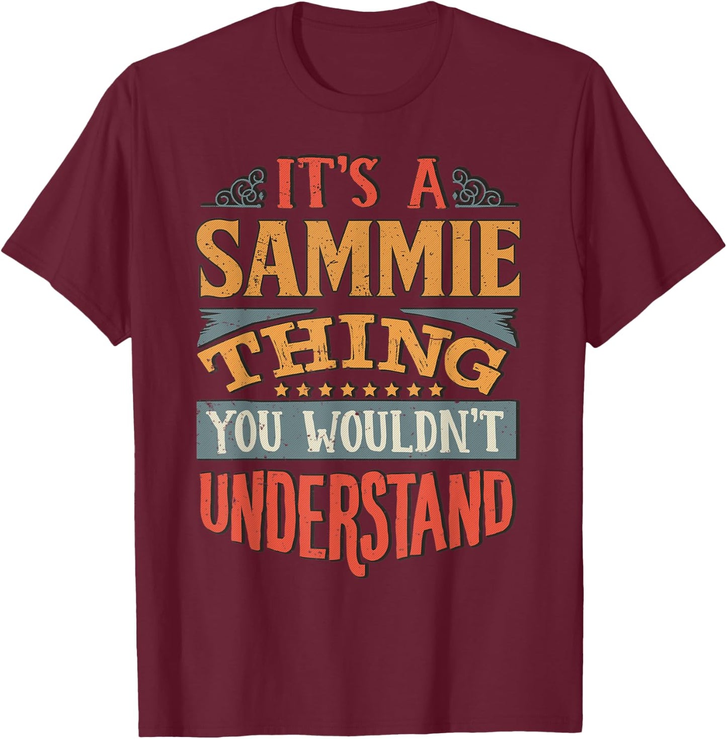 Sammie Name T-Shirt - T-Shirt | Maroon