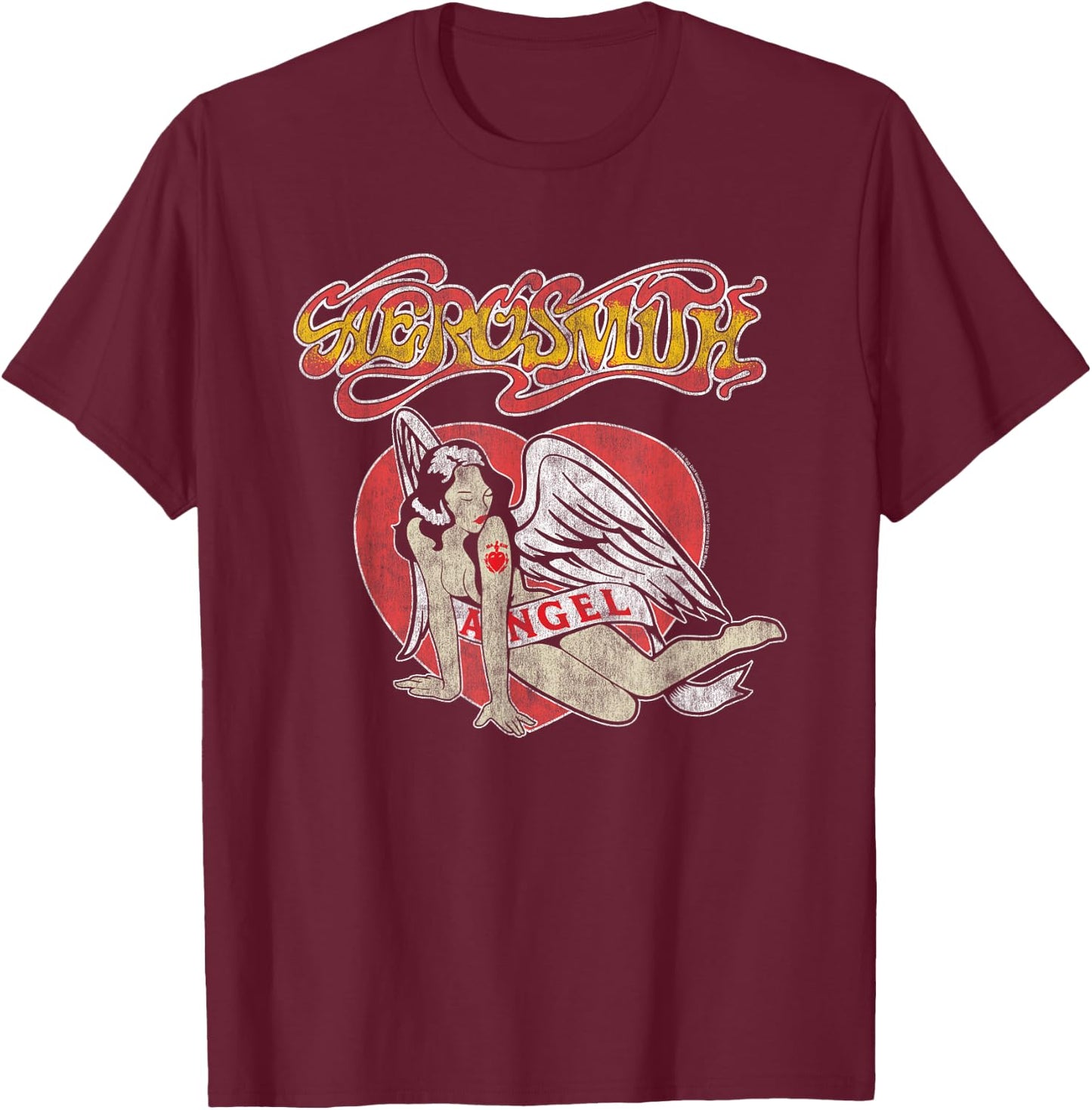 Aerosmith - Mama Kin Anniversary T-Shirt - T-Shirt | Maroon