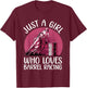Funny Barrel Racing Art For Girls Women Barrel Racer Cowgirl T-Shirt - T-Shirt | Maroon