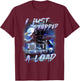 Funny Trucker Gifts Men Husband Semi Trailer Truck Driver T-Shirt - T-Shirt | Maroon