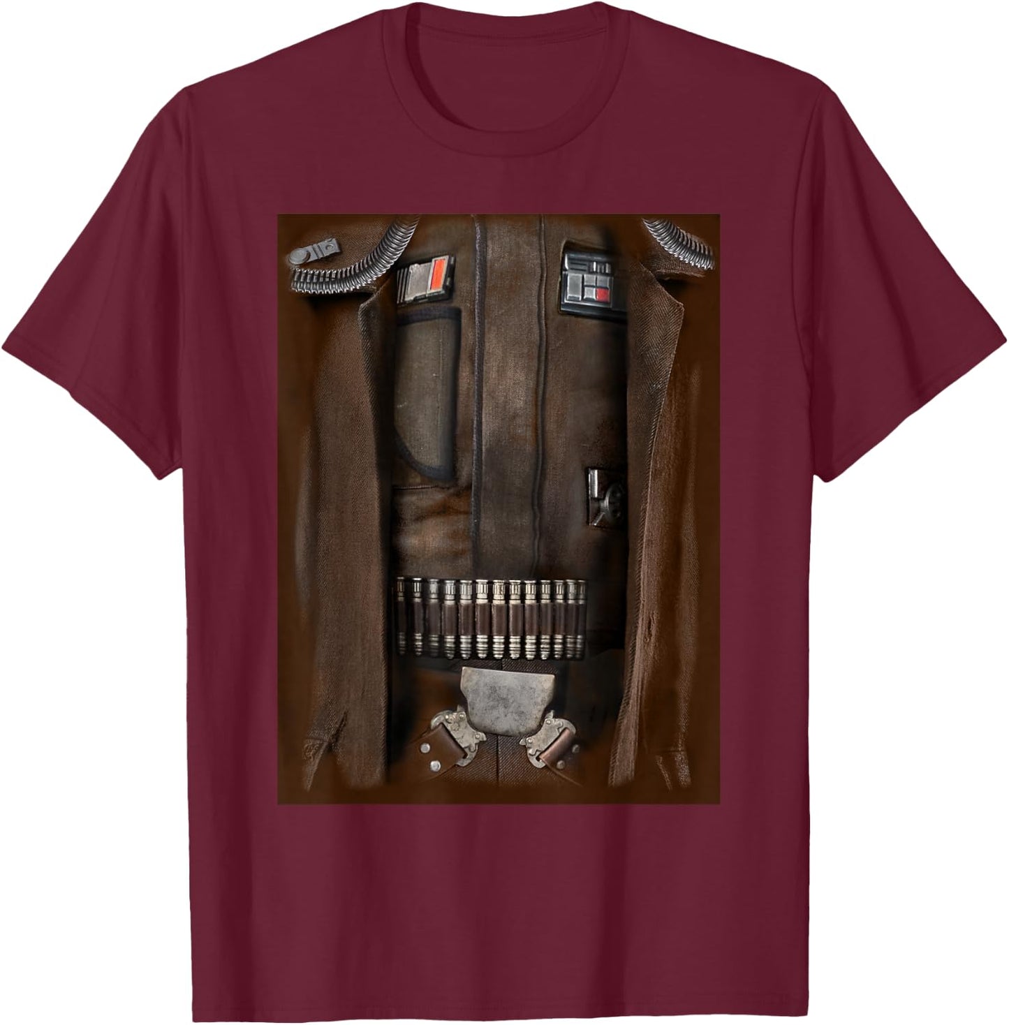 Star Wars: The Book Of Boba Fett Cad Bane Halloween Costume T-Shirt - T-Shirt | Maroon