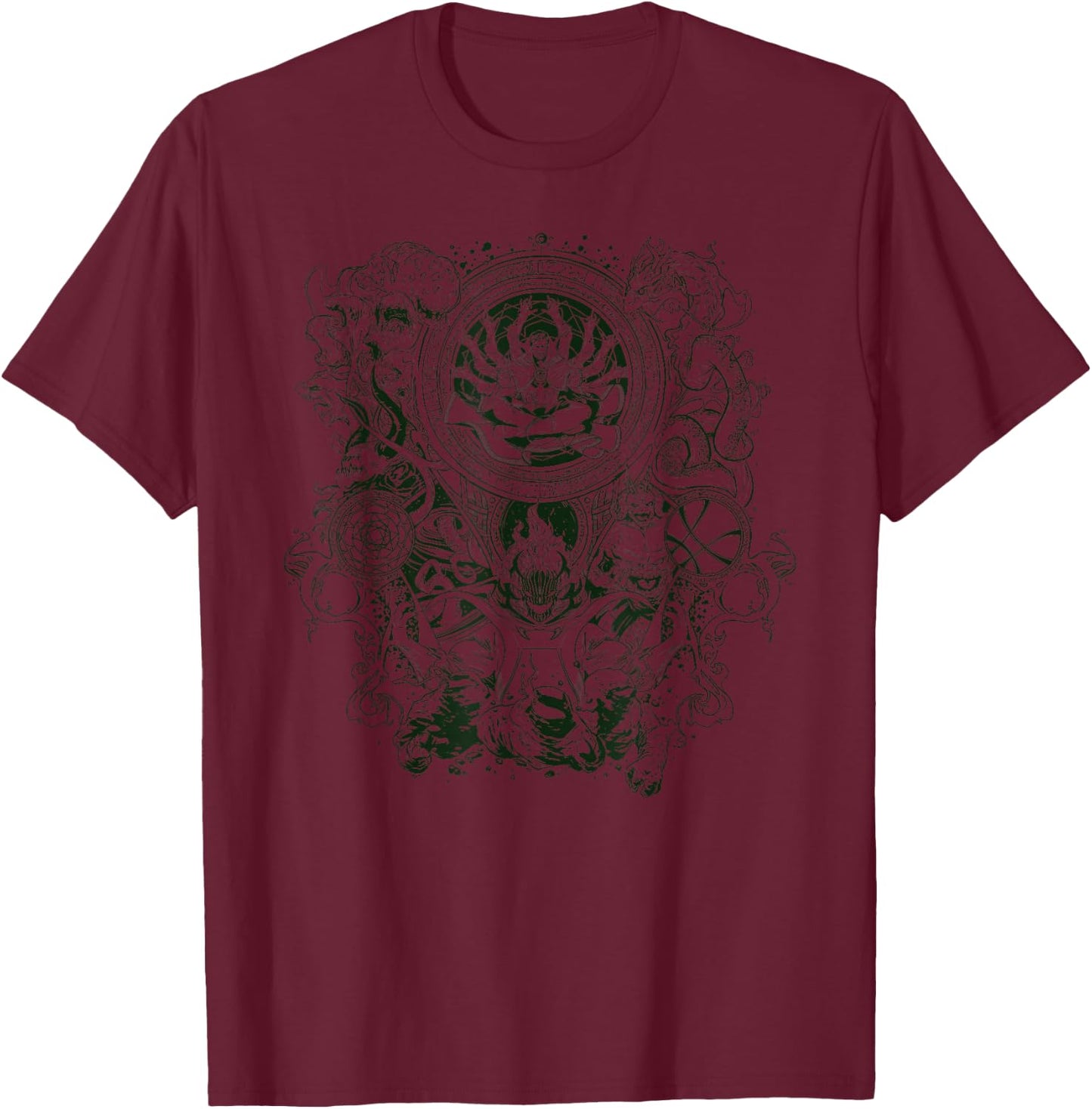Marvel Doctor Strange Versus the Monstrous Multiverse T-Shirt - T-Shirt | Maroon