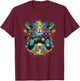 Gamer Aesthetic Graphic Gaming Video Games Boys Teens Kids T-Shirt - T-Shirt | Maroon