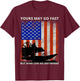 American Flag USA Airboat Fanboat Airboating Swamp boat T-Shirt - T-Shirt | Maroon