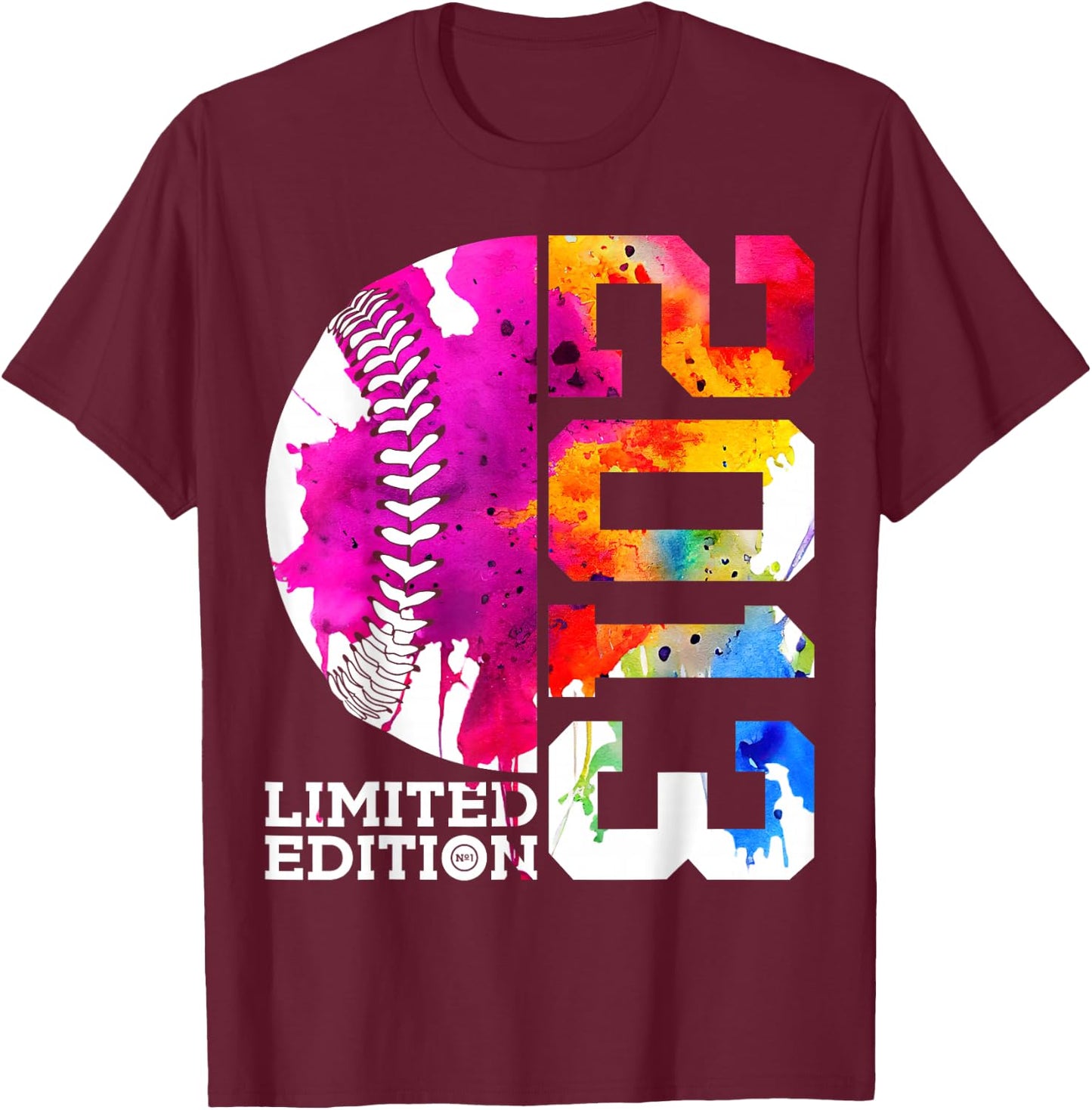 12th BIRTHDAY BASEBALL LIMITED EDITION 2013 T-Shirt - T-Shirt | Maroon