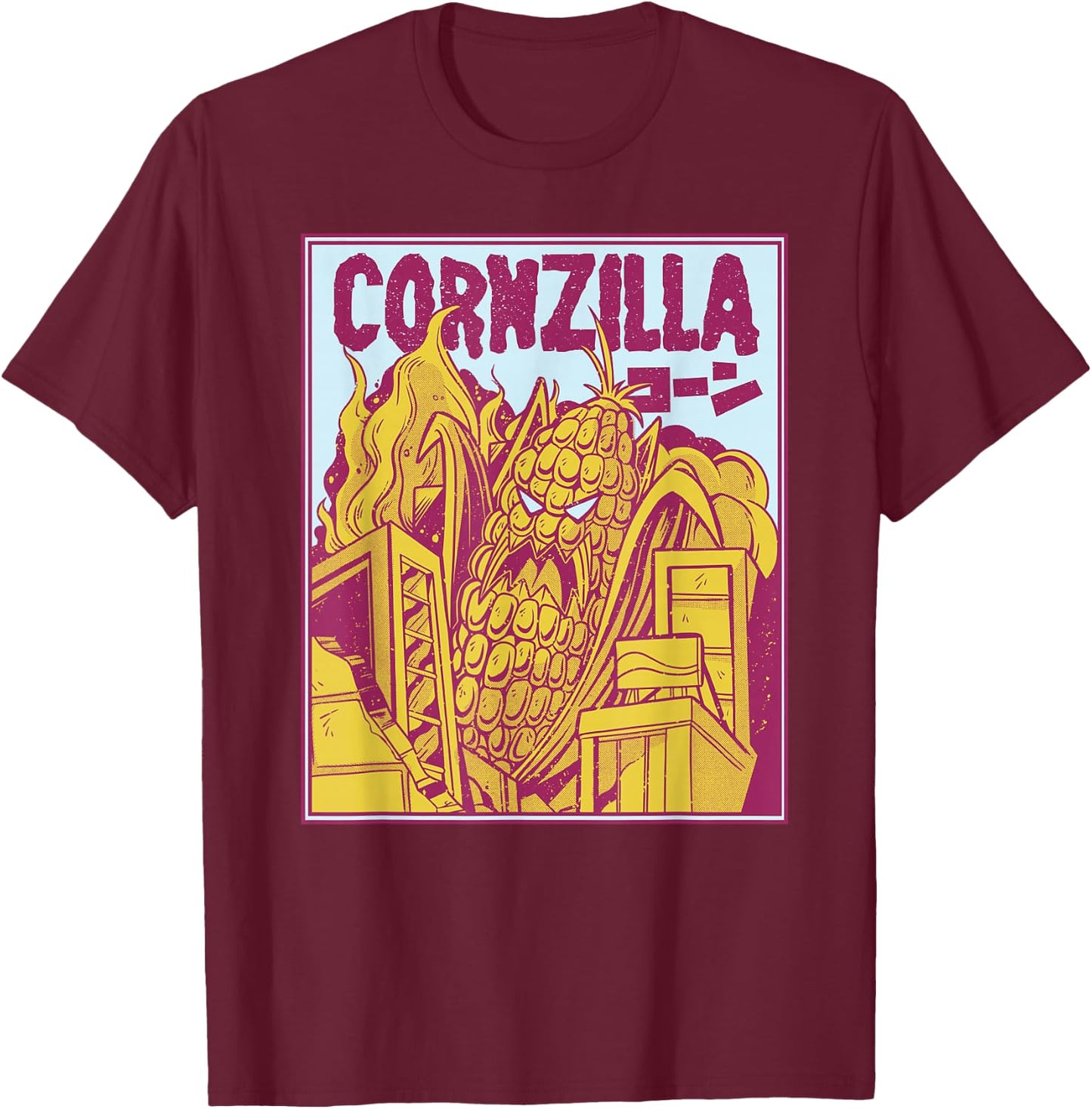 Nebraska Corn T-Shirt - T-Shirt | Maroon