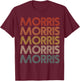 Morris Vintage Retro T-Shirt - T-Shirt | Maroon