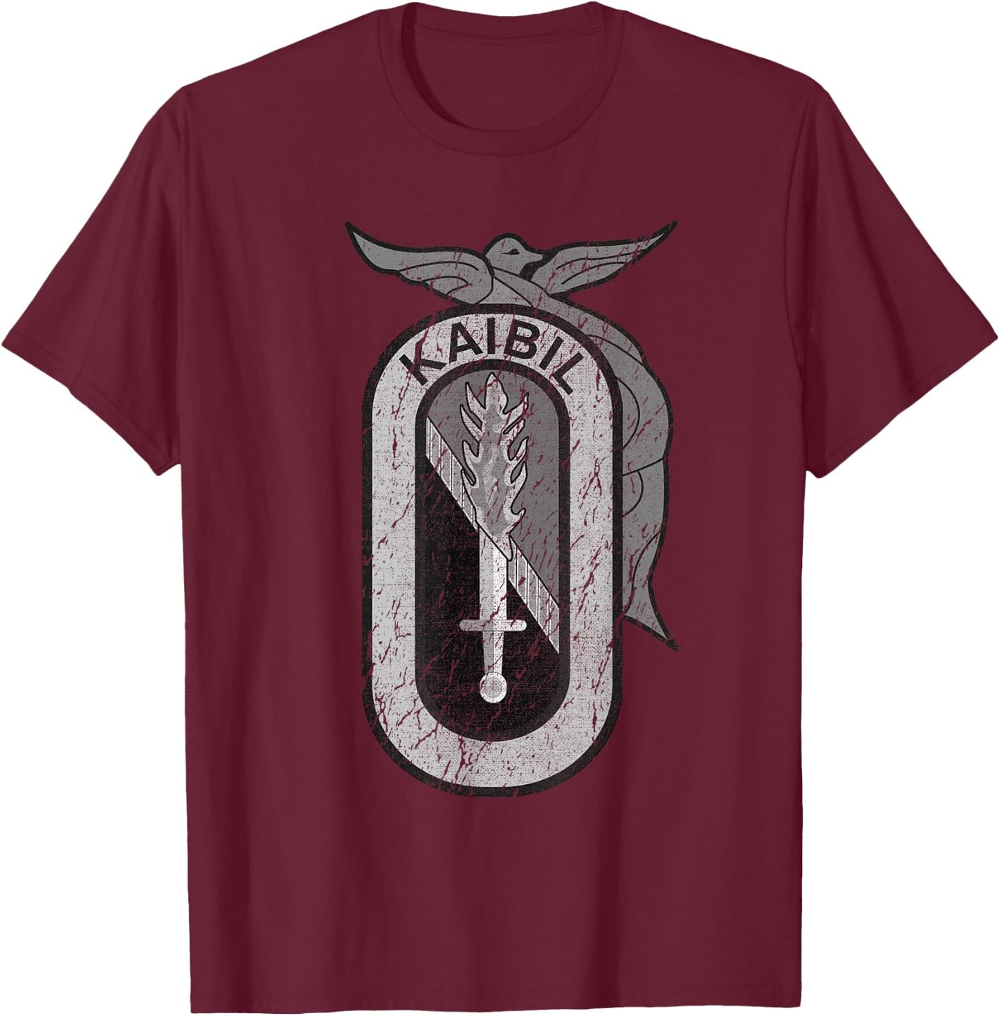 Kaibil Kaibiles Guatemala Special Force Fuerzas Especiales T-Shirt - T-Shirt | Maroon