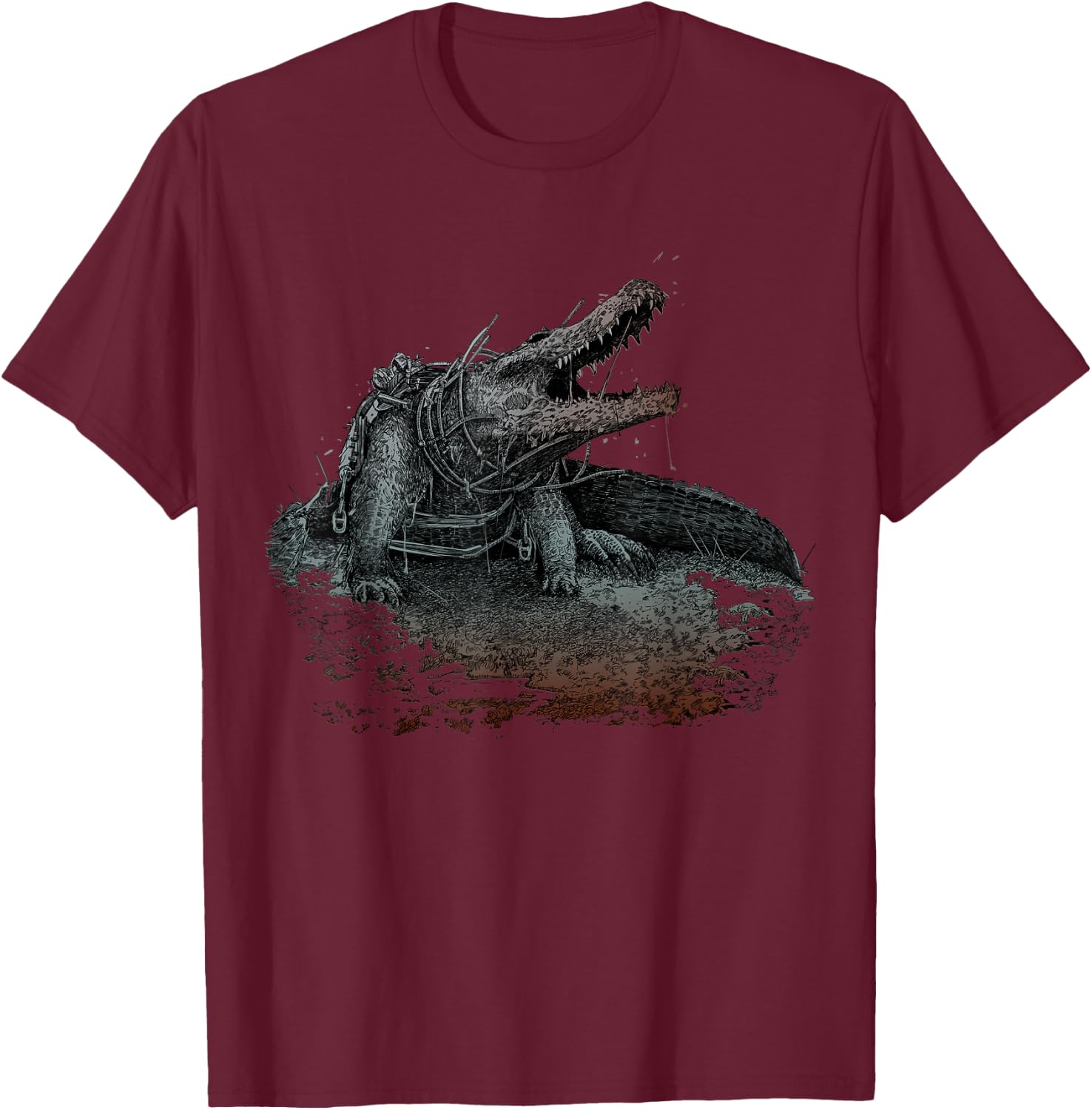 Hunt: Showdown Rotjaw T-Shirt - T-Shirt | Maroon