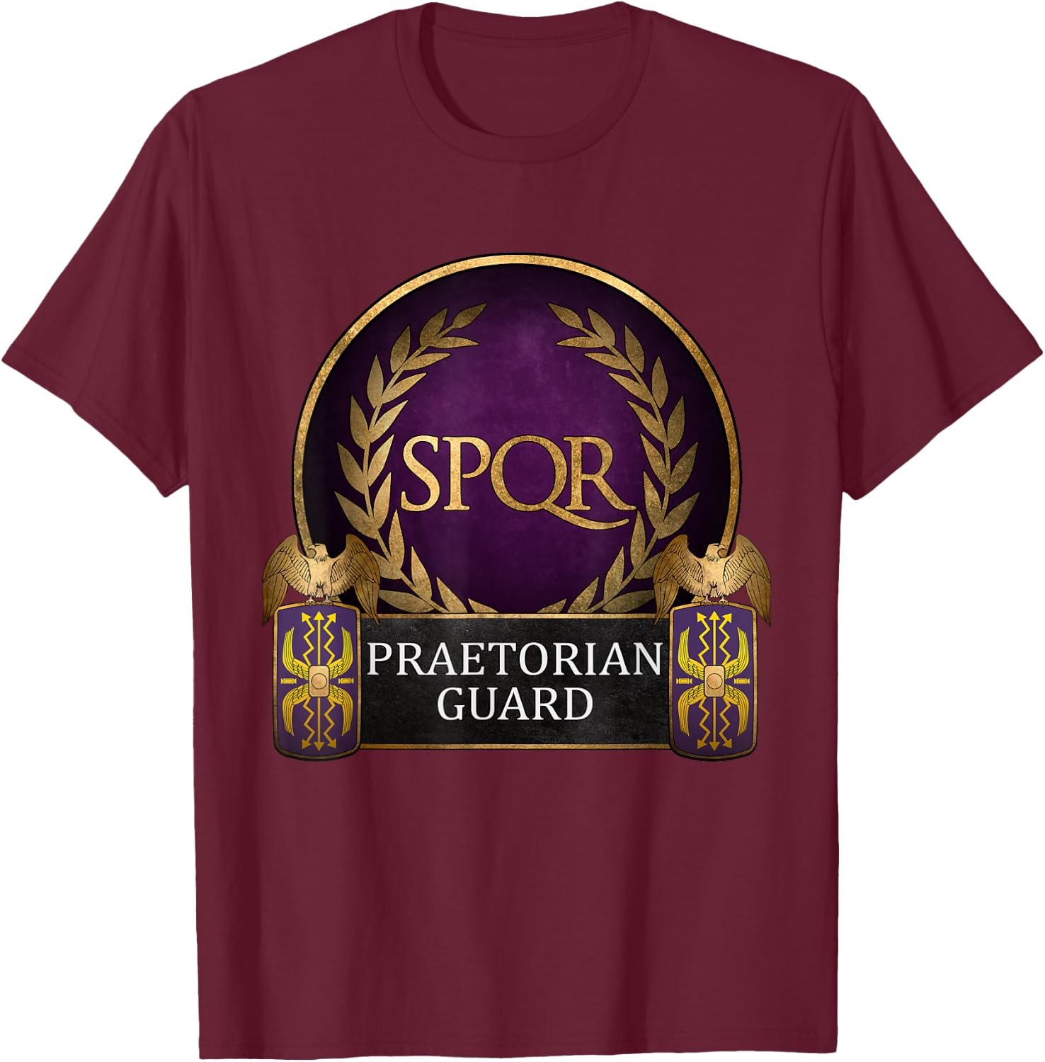 Praetorian Guard Ancient Roman History T-Shirt - T-Shirt | Maroon