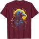 Raven Black gothic Occult Viking Witchcraft T-Shirt - T-Shirt | Maroon