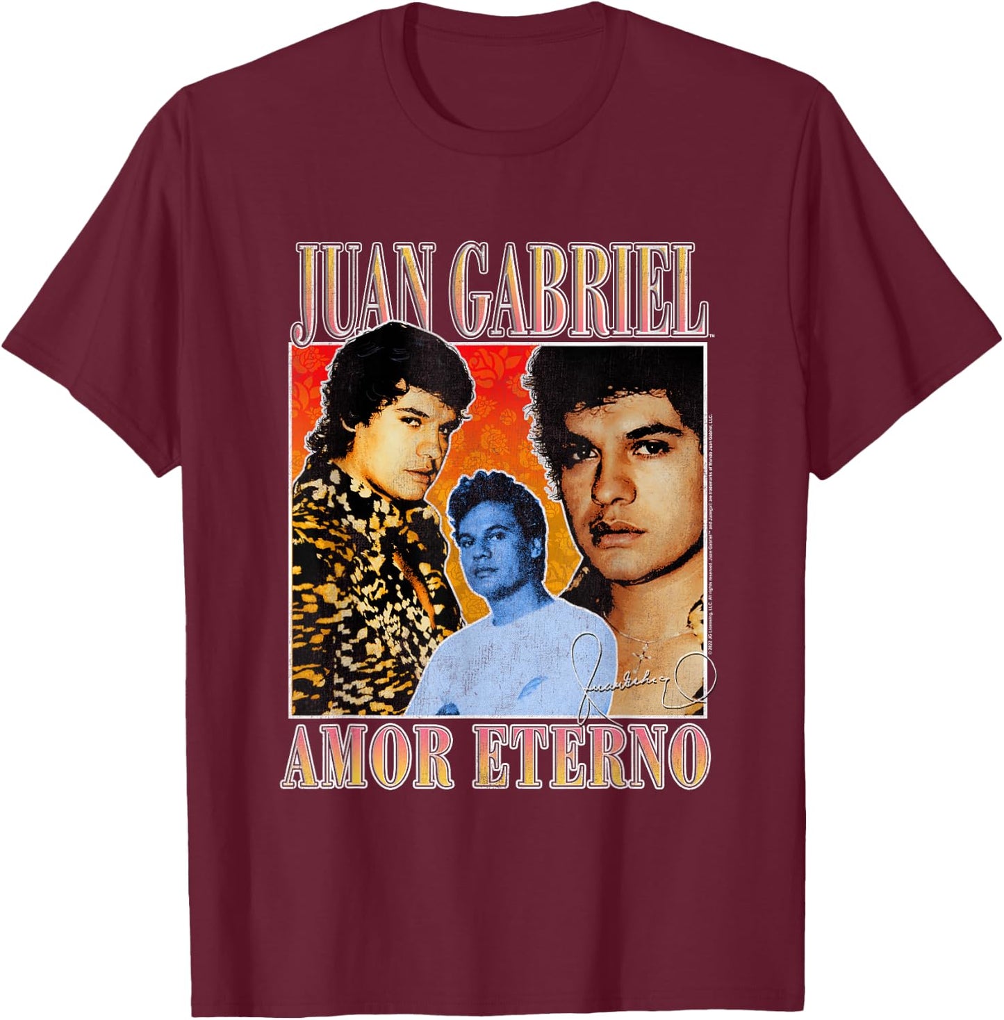 Popfunk Mexican Theme Women's Letter Print - Black, Small T-Shirt - T-Shirt | Maroon