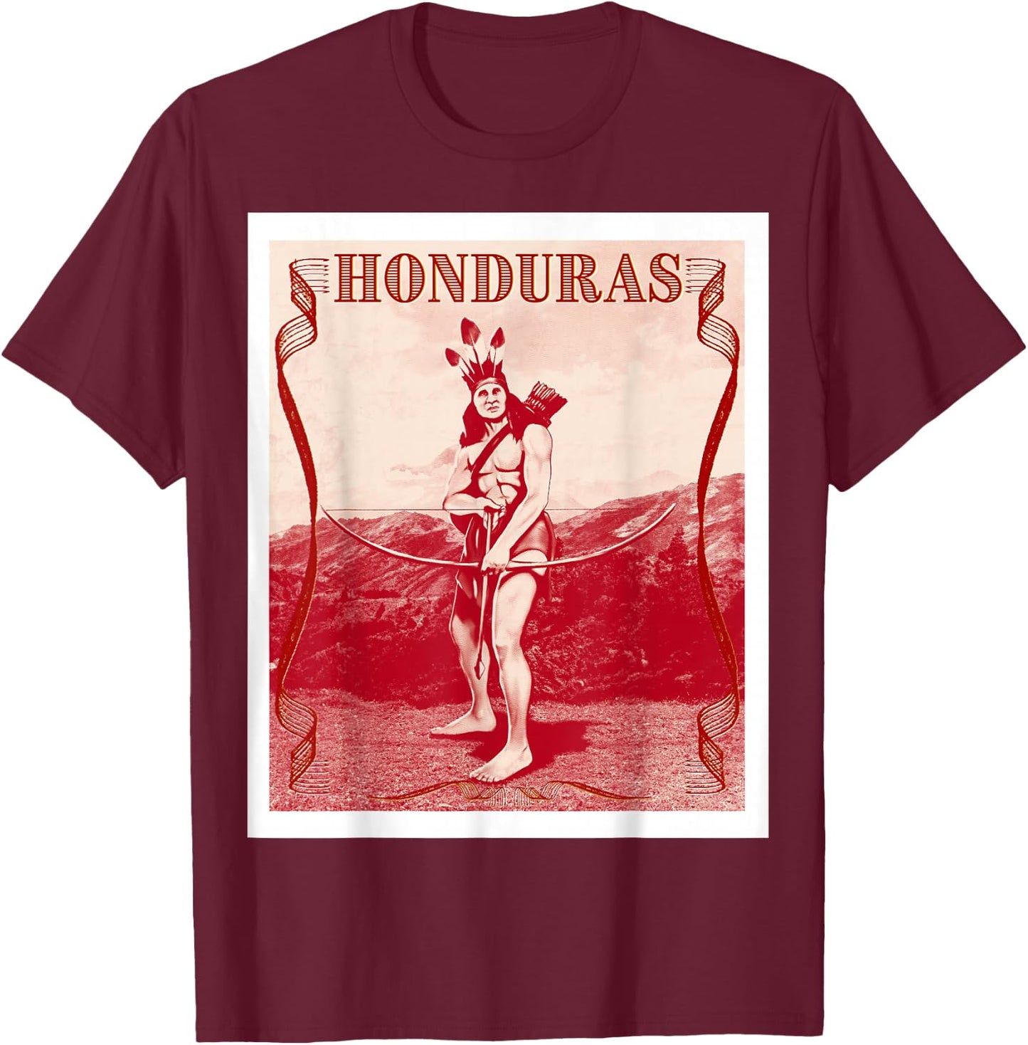 Honduras indio lempira T-Shirt - T-Shirt | Maroon