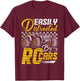 RC Car Race Fast Remote - Easily Distracted By RC Cars T-Shirt - T-Shirt | Maroon