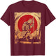 Samurai Japanese Art Vintage Fighter Retro T-Shirt - T-Shirt | Maroon