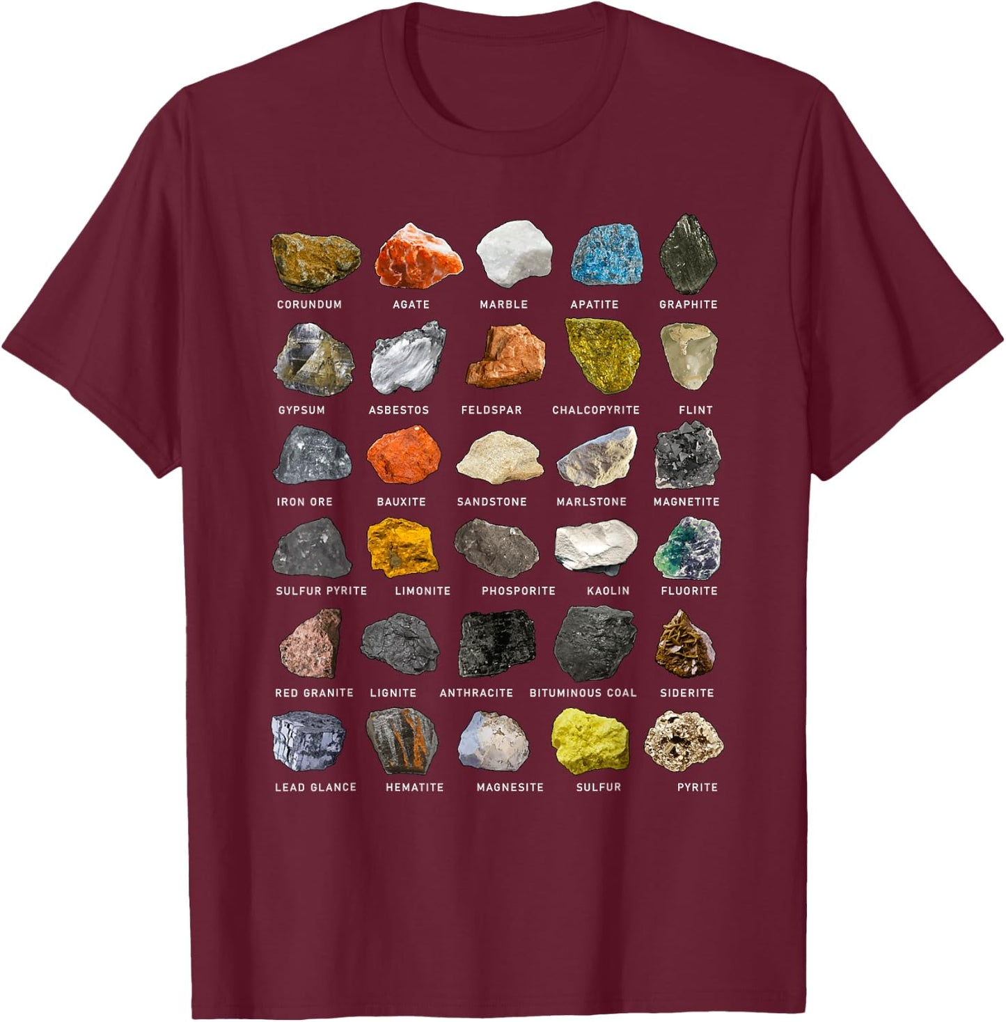Geology, Rock Collector, Geologist, Rock Hound T-Shirt - T-Shirt | Maroon