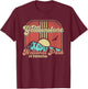 Yellowstone National Park Wyoming Nature Hiking Outdoors T-Shirt - T-Shirt | Maroon