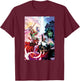 Marvel Women She-Hulk Storm Scarlet Witch Jean Grey Valkyrie T-Shirt - T-Shirt | Maroon