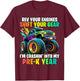 Back to School Pre-K Monster Truck First Day School Boys T-Shirt - T-Shirt | Maroon