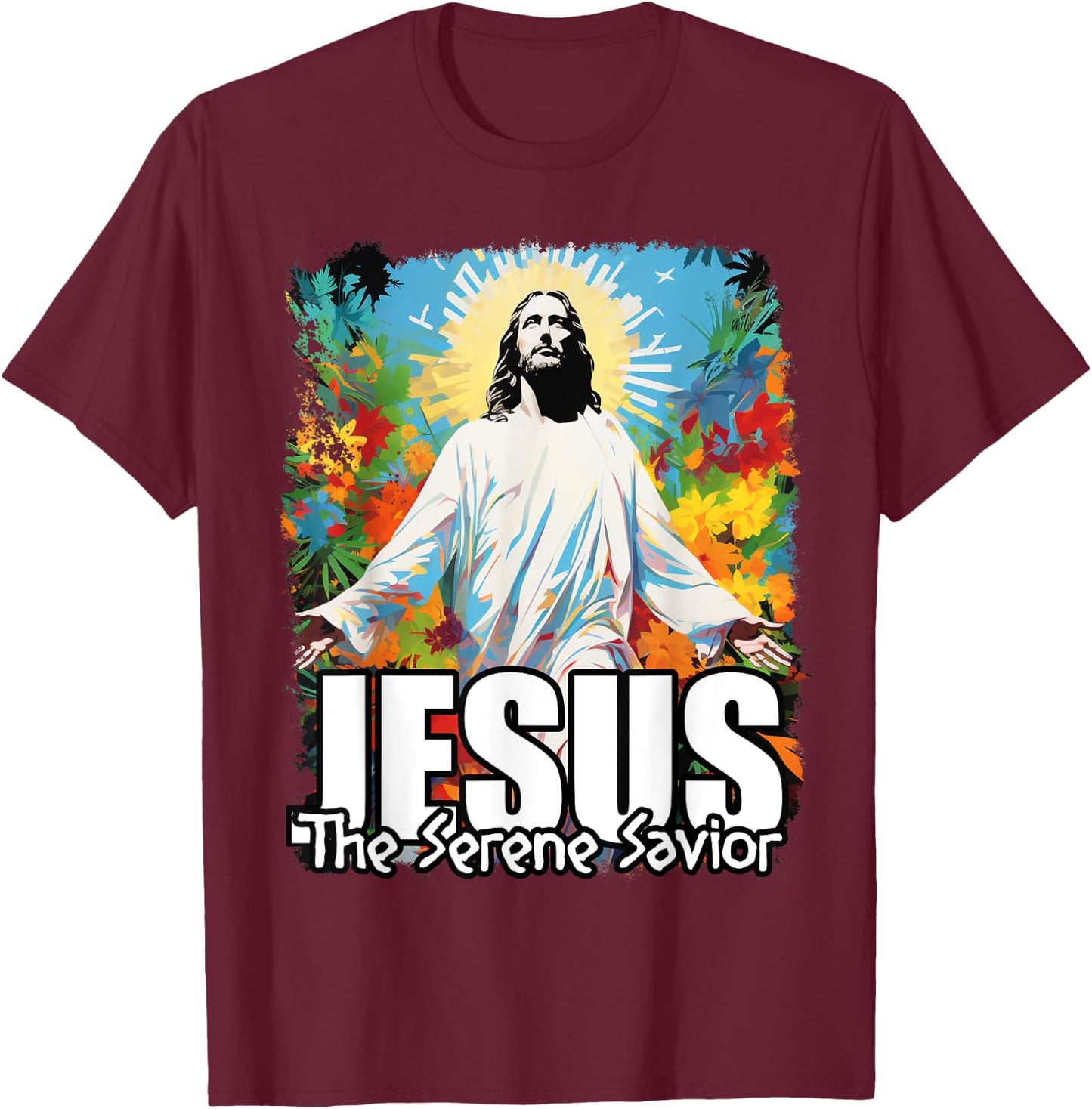 Jesus Christ T-Shirt - T-Shirt | Maroon