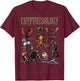 Cryptozoology Folklore Mythical Cryptid Creatures Monster T-Shirt - T-Shirt | Maroon