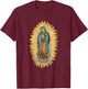 Our lady of Guadalupe Blessed Mary T-Shirt - T-Shirt | Maroon