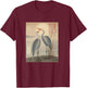 Cranes of Tradition Ukiyo-e Japanese T-Shirt - T-Shirt | Maroon