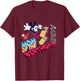 Disney Mickey Mouse Family Star Mom of the Birthday Boy T-Shirt - T-Shirt | Maroon