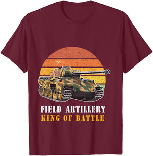 US Army Field Artillery shirt - Artillery king of battle T-Shirt - T-Shirt | Maroon