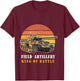 US Army Field Artillery shirt - Artillery king of battle T-Shirt - T-Shirt | Maroon