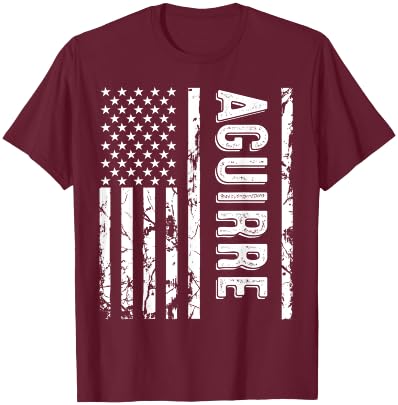 Aguirre Last Name Funny Surname Team Aguirre Family Reunion T-Shirt - T-Shirt | Maroon