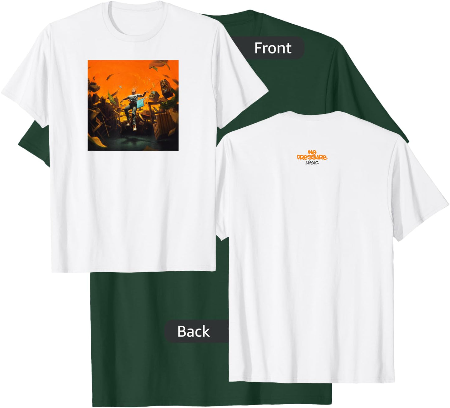 Logic No Pressure Cover T-Shirt - T-Shirt | Forest