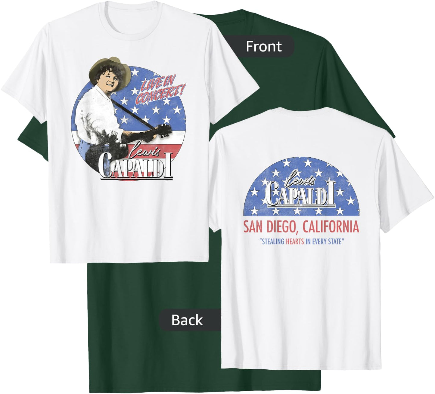 Lewis Capaldi – Americas Sweetheart San Diego T-Shirt - T-Shirt | Forest