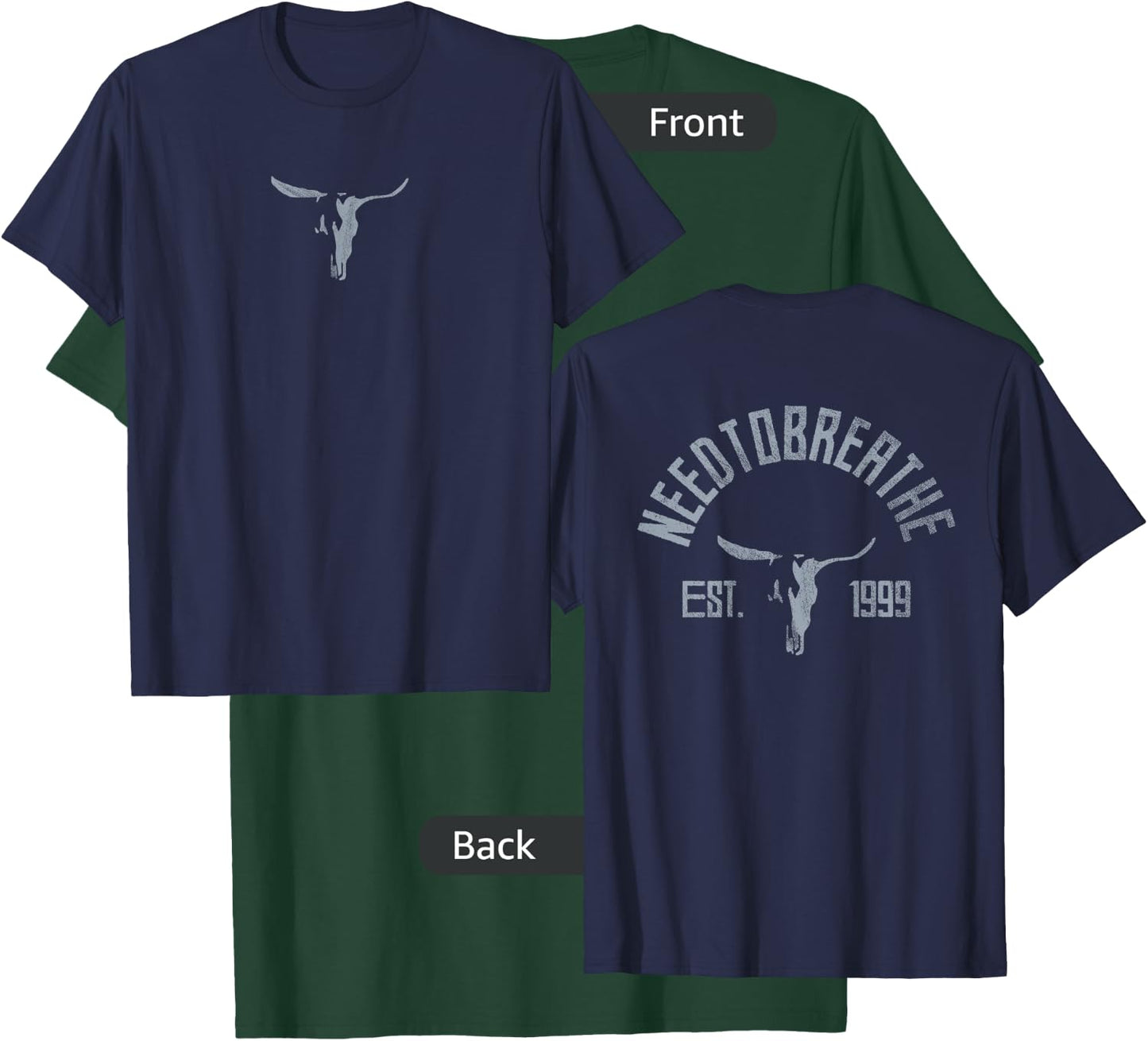 NEEDTOBREATHE Steer T-Shirt - T-Shirt | Forest