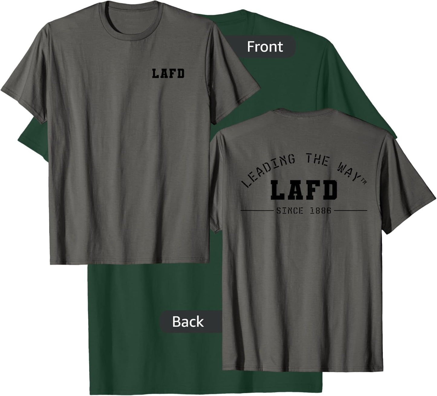 Official LAFD Los Angeles Fire Department T-Shirt - T-Shirt | Forest