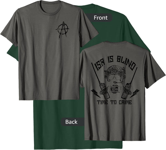 The Chosen Few JTAC , Men's -Adults Grey Cotton Blend Classic Fit Short Sleeve , Small T-Shirt - T-Shirt | Forest