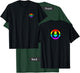 Men's Subtle Chastity Cage Logo with Rainbow Design T-Shirt - T-Shirt | Forest
