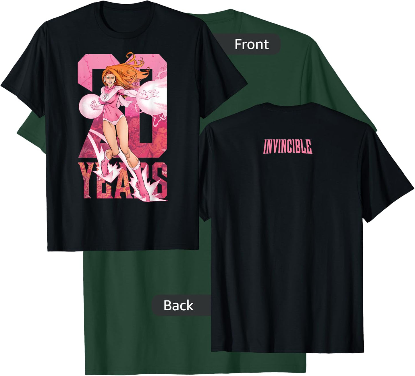 Invincible 20 Years - Atom Eve T-Shirt - T-Shirt | Forest