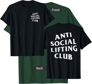 Anti Social Lifting Club White T-Shirt - T-Shirt | Forest