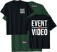 EVENT VIDEO VIDEOGRAPHER PHOTO STAFF (Front & Back) T-Shirt - T-Shirt | Forest