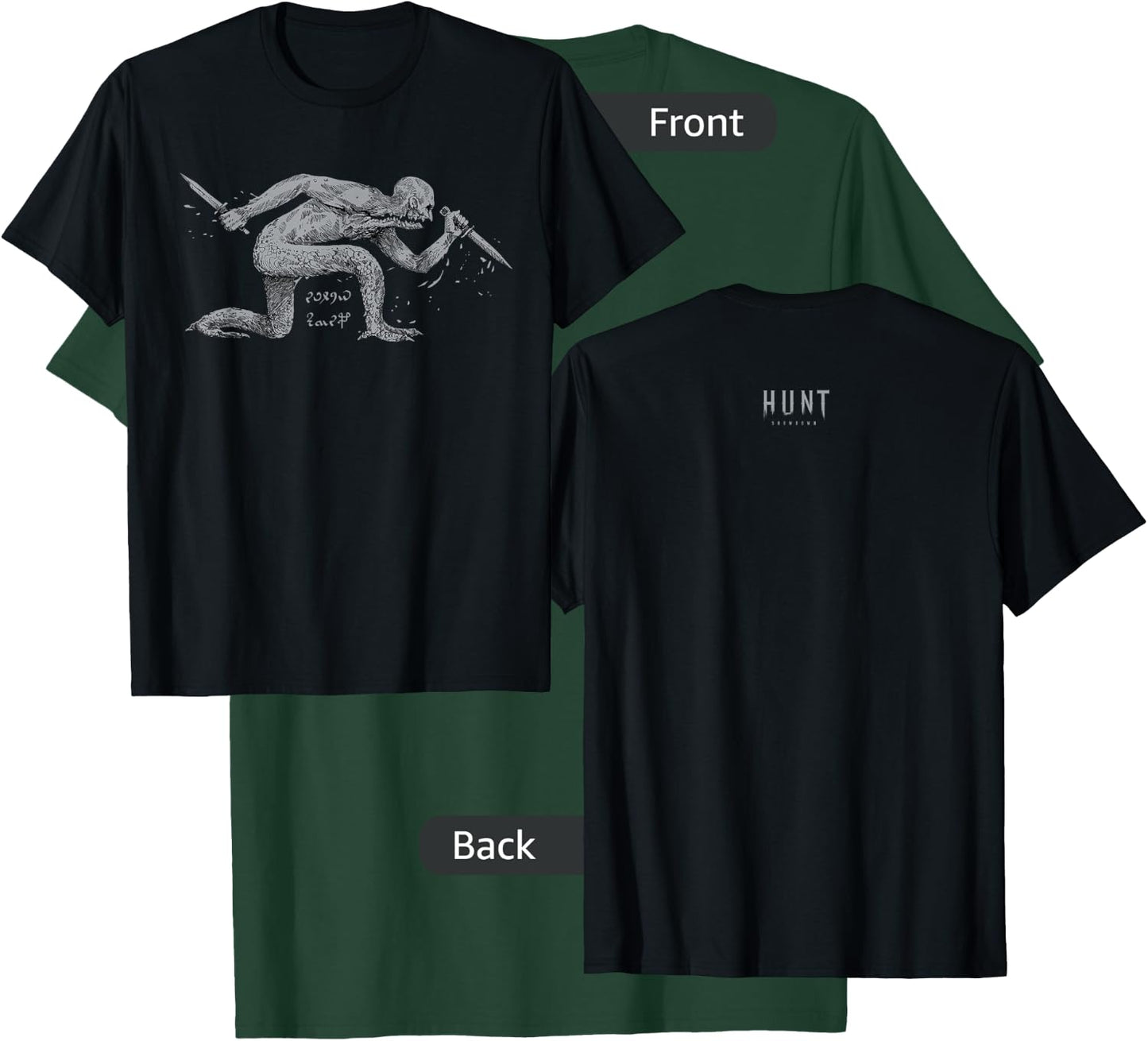 Hunt: Showdown Gator Legs Trait Small T-Shirt - T-Shirt | Forest