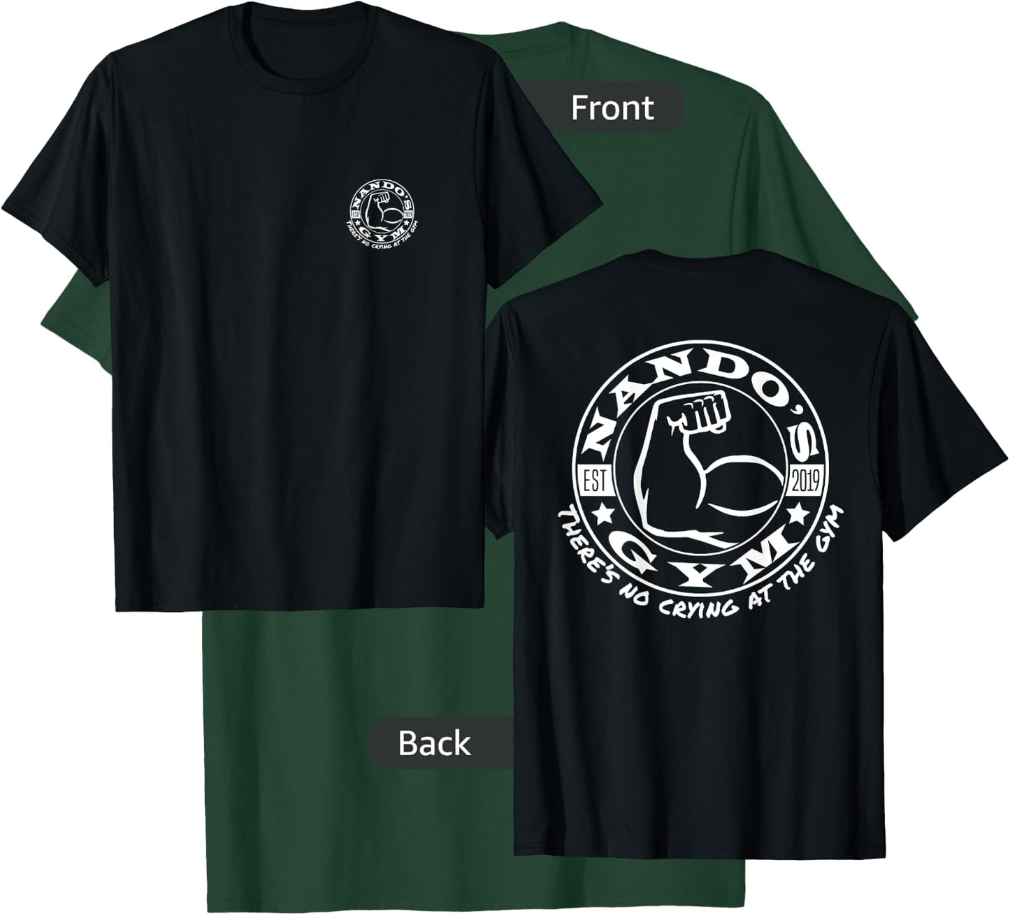 Nando's Gym - Ng003a T-Shirt - T-Shirt | Forest