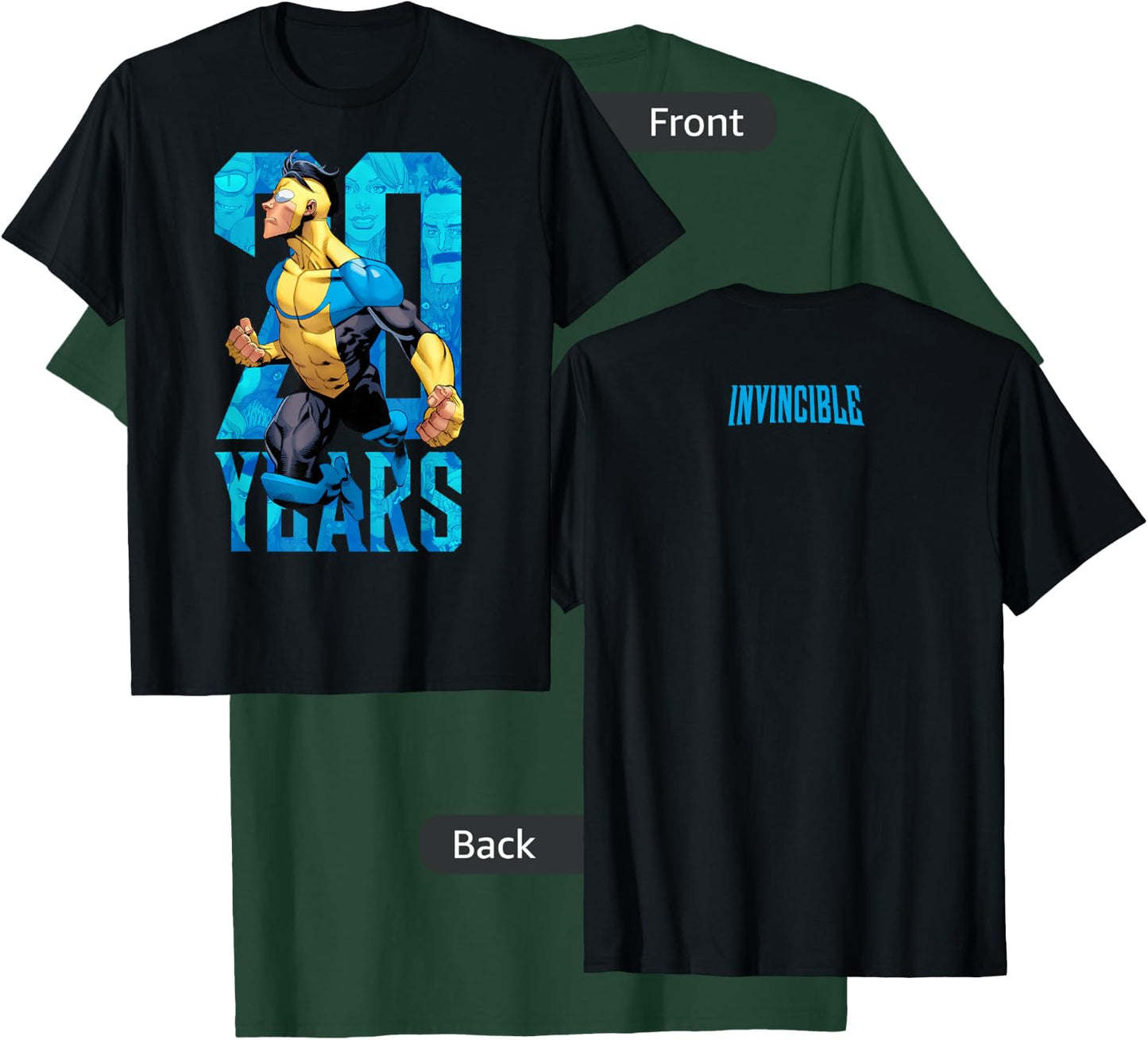Invincible 20 Years - Invincible T-Shirt - T-Shirt | Forest
