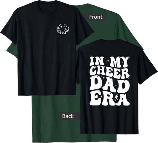 in My Cheer Dad Era Groovy (2 Sides) T-Shirt - T-Shirt | Forest