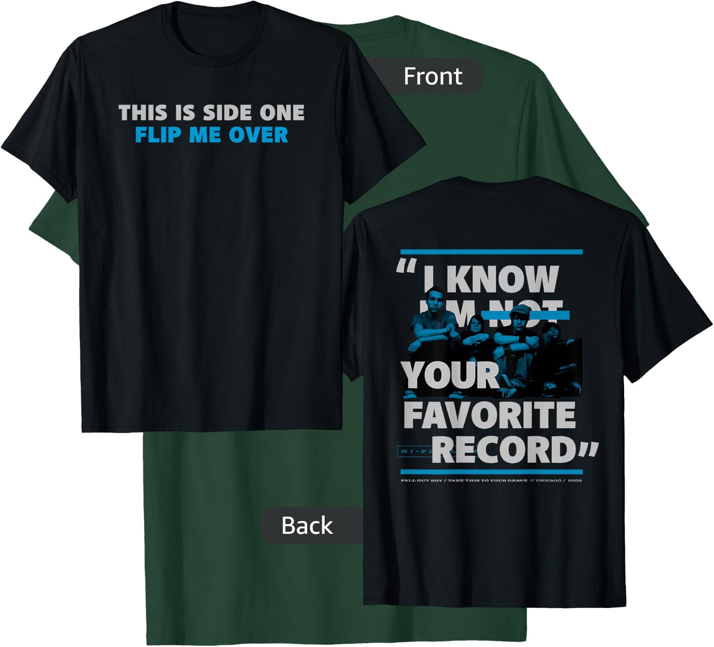 Fall Out Boy - Your Favorite Record T-Shirt - T-Shirt | Forest