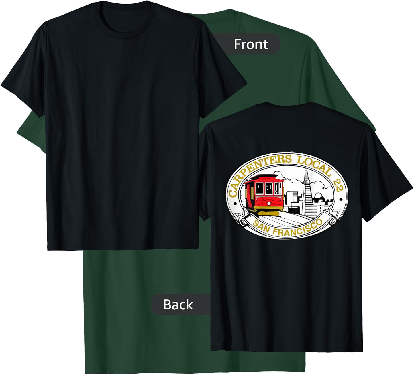San Francisco Carpenters T-Shirt - T-Shirt | Forest